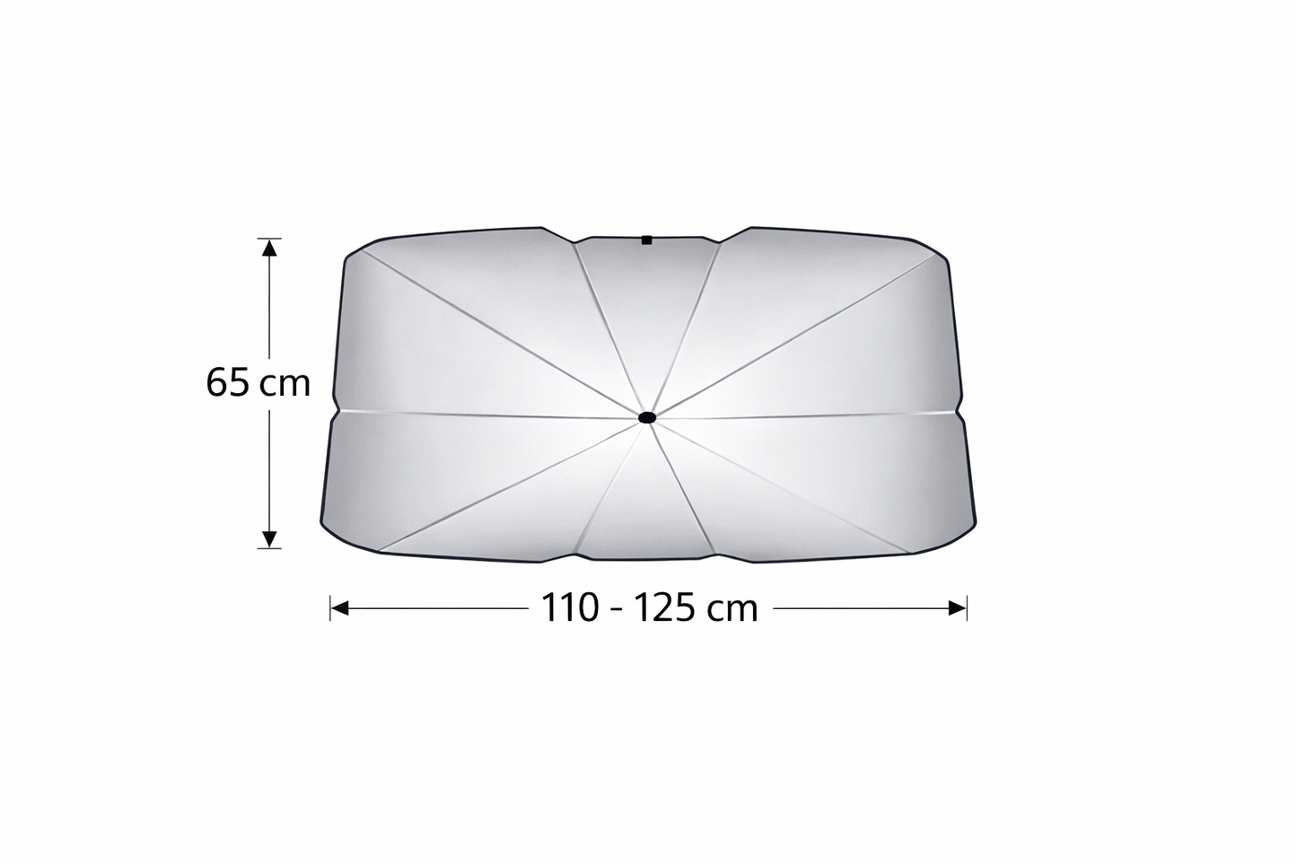 Parasol plegable para coche