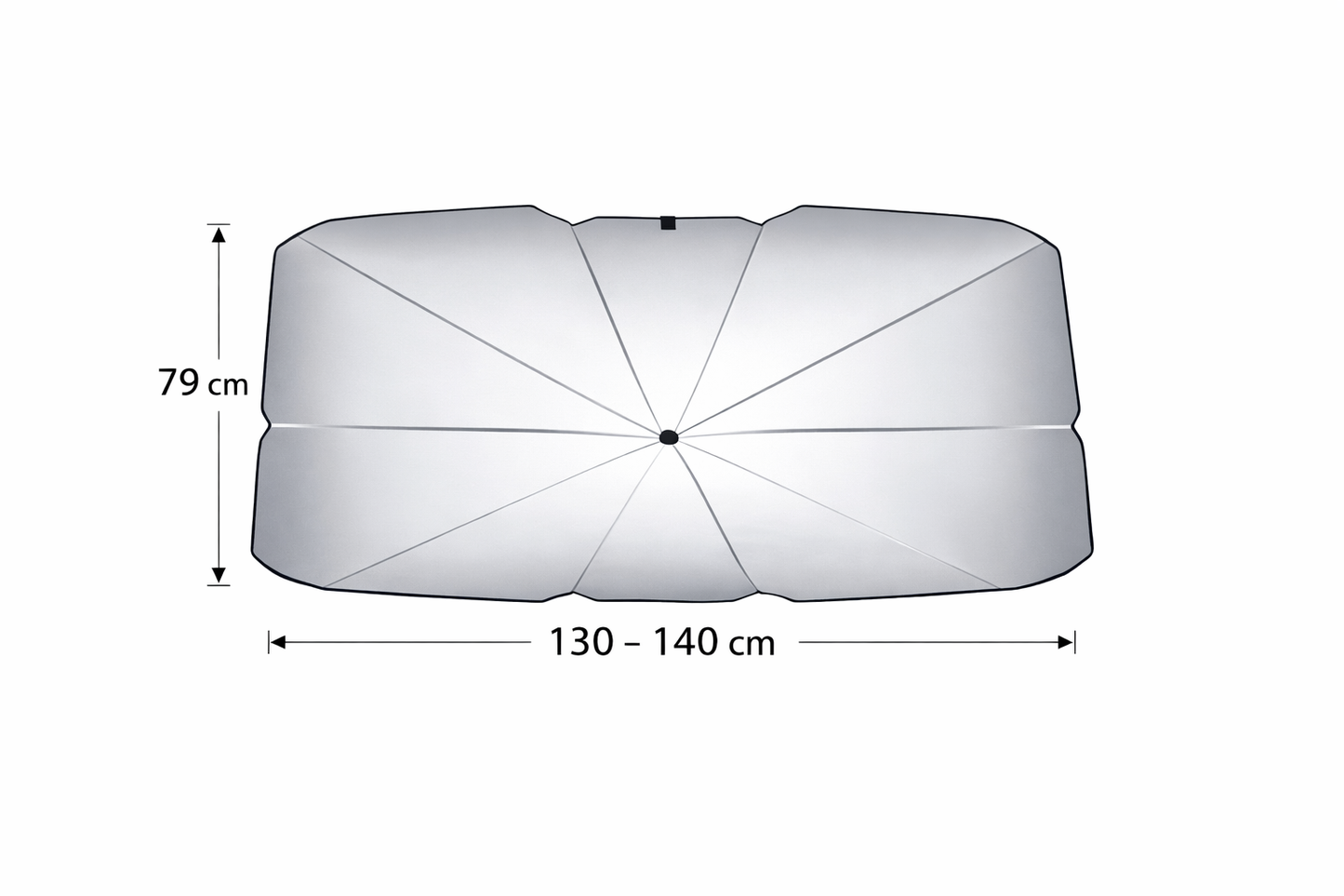 Parasol plegable para coche