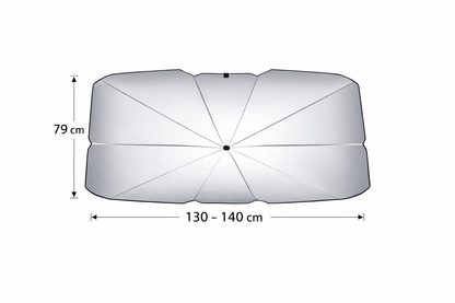Parasol plegable para coche